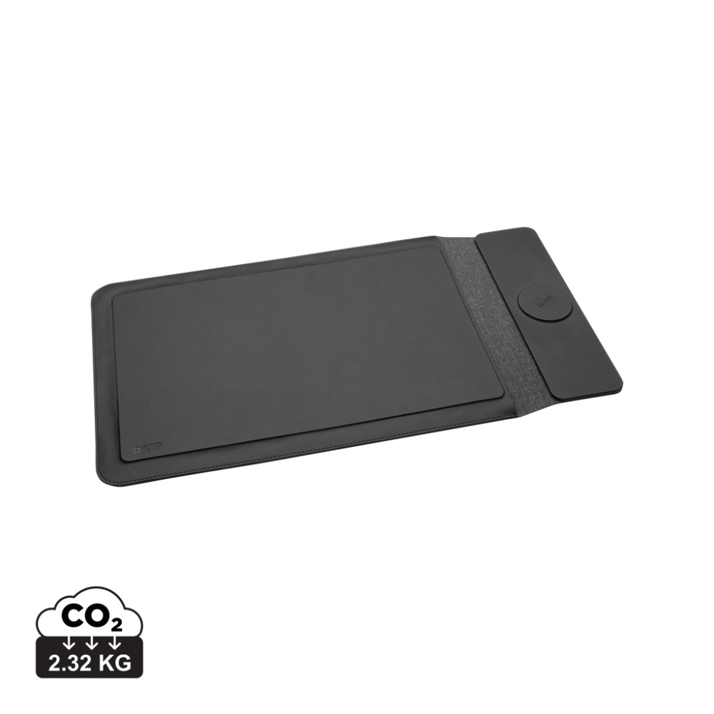 Logo trade promotional product photo of: Swiss Peak 15W magnetic charging laptop sleeve 14-15,6"