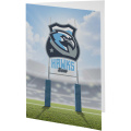 Herald A5 greeting card, White