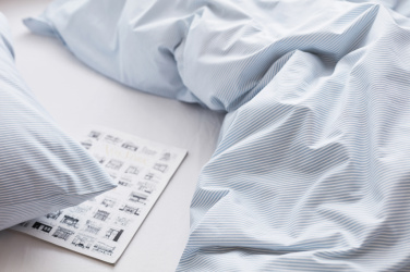 Logo trade promotional merchandise photo of: VINGA Montgomery premium cotton bed linen, 4 pcs set