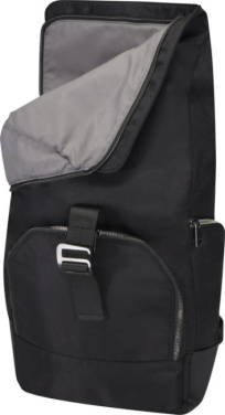 Logo trade promotional item photo of: Rhine 15” GRS recycled rolltop backpack 18L
