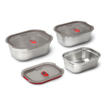 Logotrade promotional product image of: Black+Blum Mealprep Box 3pcs Set Small, Medium, Large