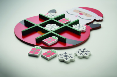 Logo trade promotional gifts picture of: Christmas wooden tic tac toe