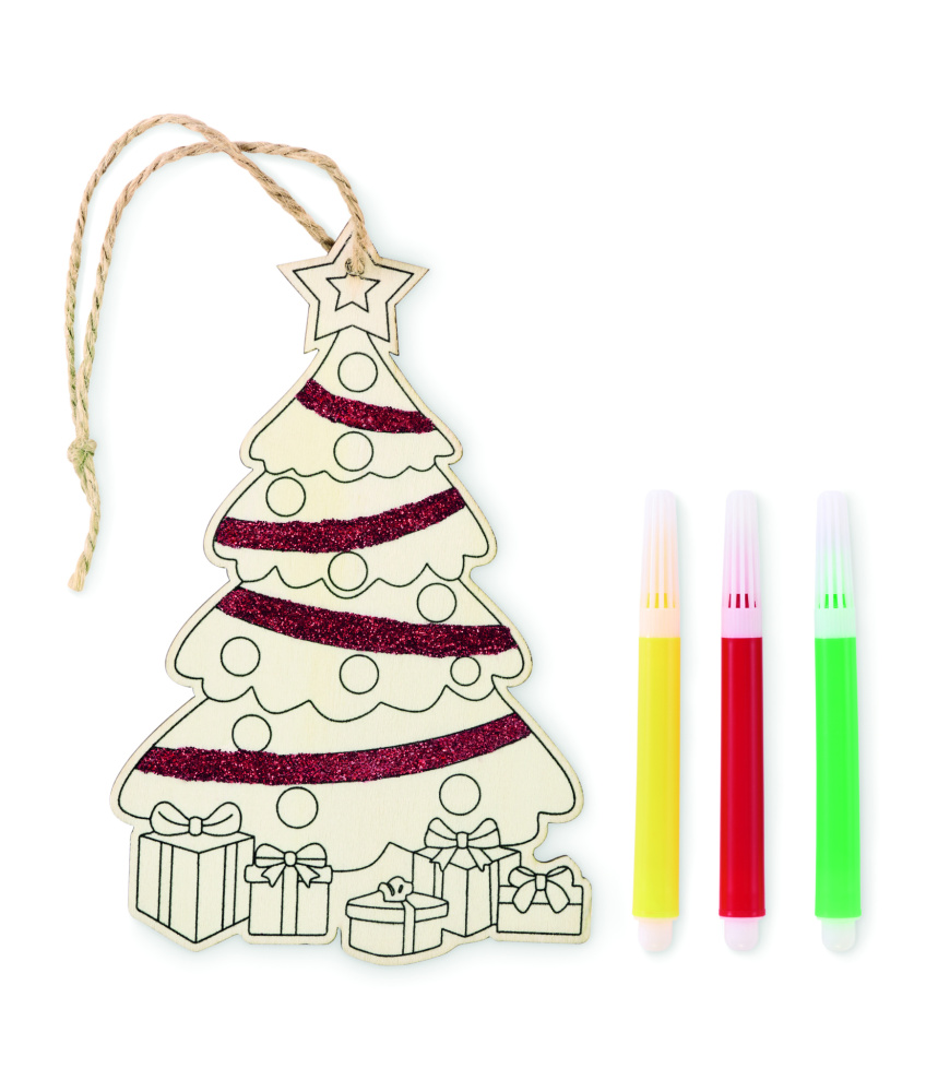 Logo trade advertising product photo of: Christmas tree ornament
