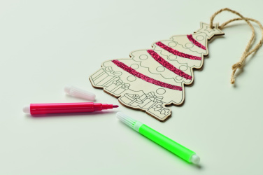 Logo trade promotional giveaways picture of: Christmas tree ornament