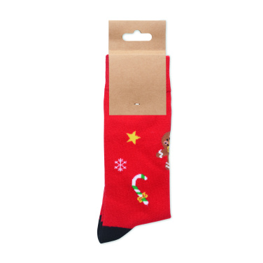 Logotrade business gift image of: Pair of Christmas socks M