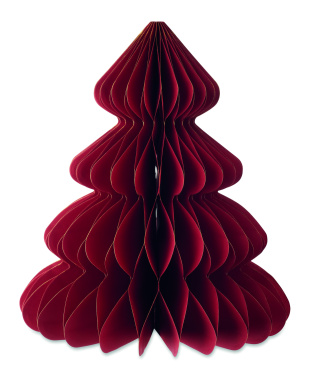 Logo trade corporate gifts image of: Paper Xmas tree decoration