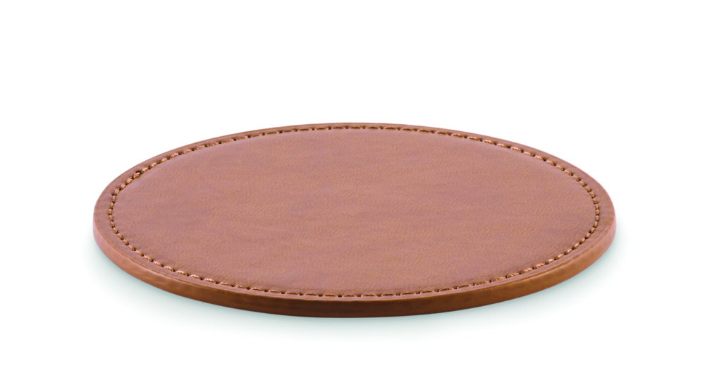 Logotrade promotional items photo of: Round coaster in PU