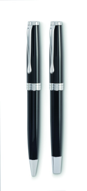 Logotrade promotional product image of: Ball pen and roller set