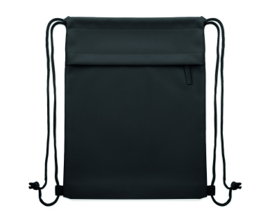 Logo trade business gift photo of: Drawstring bag in 600D RPET