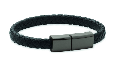 Logo trade promotional giveaway photo of: Braided bracelet cable type-C