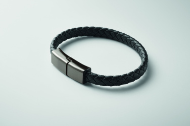 Logo trade business gifts image of: Braided bracelet cable type-C