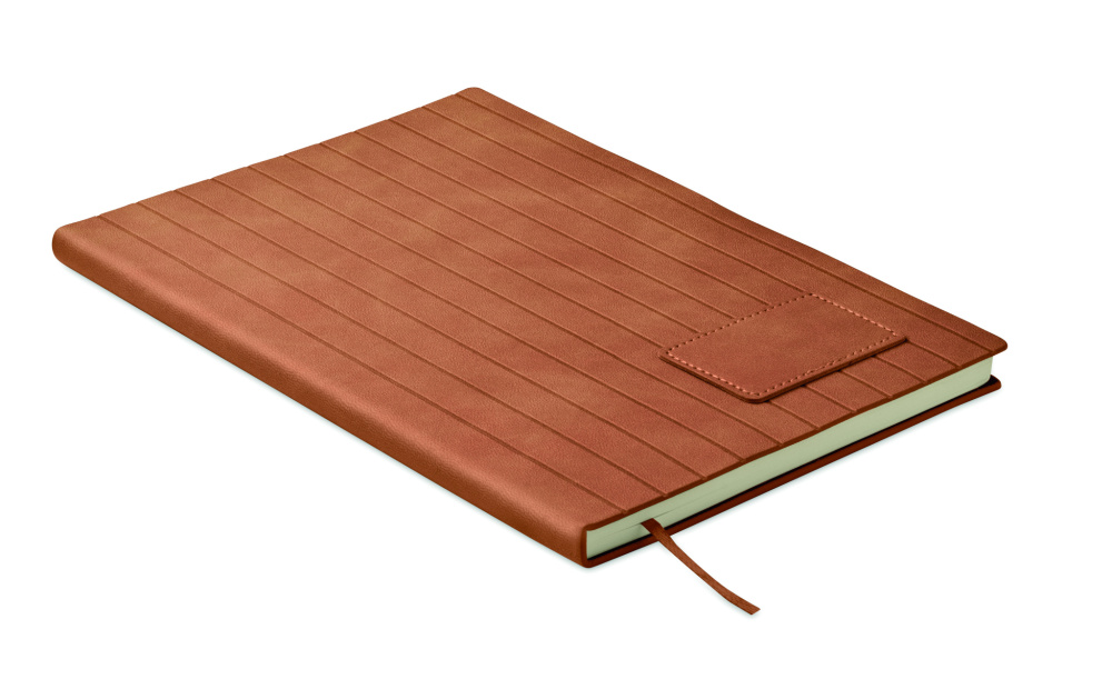 Logotrade promotional merchandise photo of: A5 notebook in smokey PU