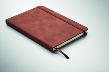 Logotrade advertising product image of: A5 smokey PU notebook