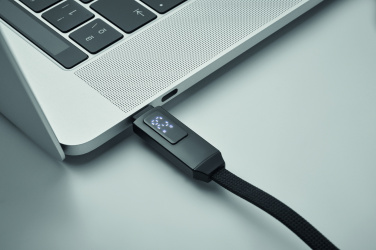 Logo trade corporate gifts picture of: 60W charging cable keyring