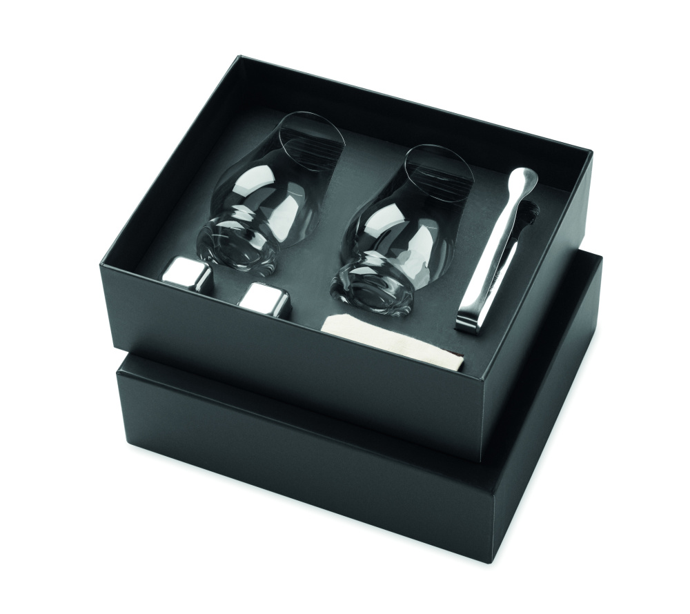 Logo trade advertising products image of: Set of whisky tasting glasses