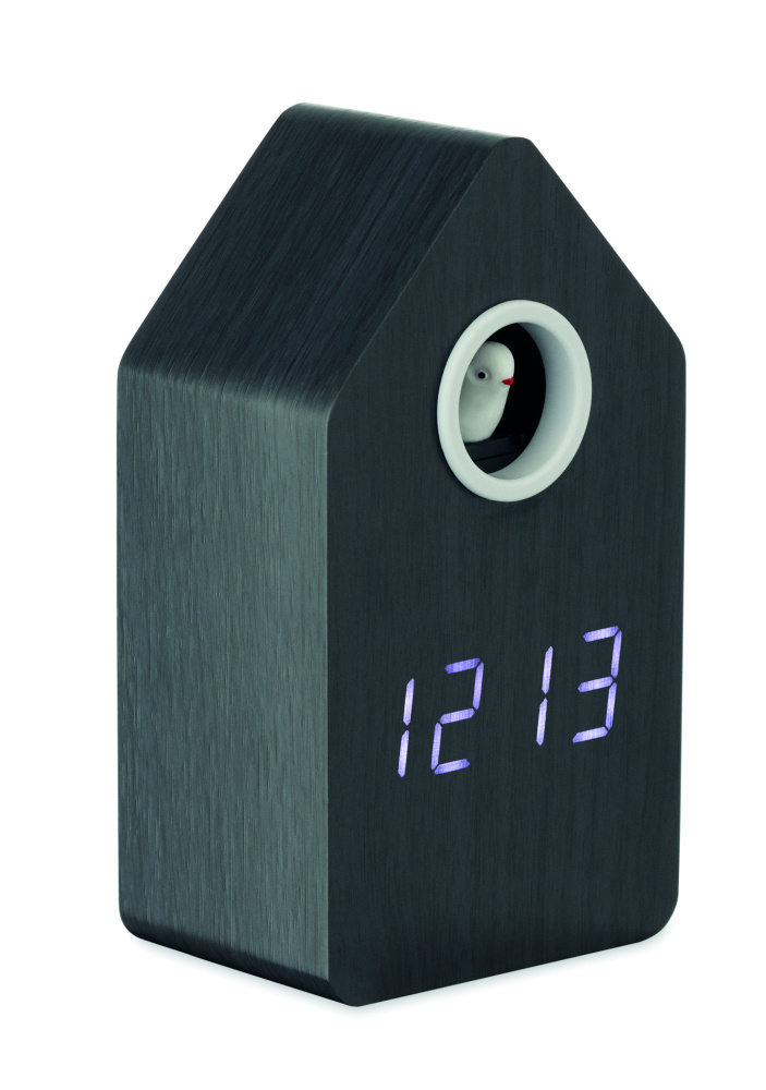 Logotrade promotional gift image of: MDF cuckoo alarm clock