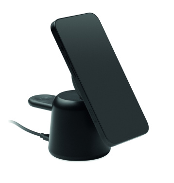 Logotrade promotional product image of: 3 in 1 wireless charger 15W