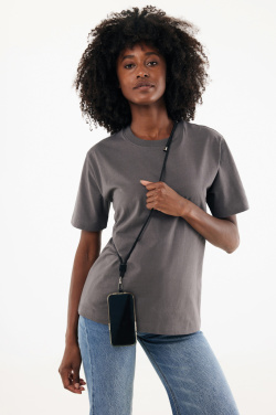 Logo trade advertising product photo of: CarryLoop RCS recycled PET adjustable phone holder lanyard