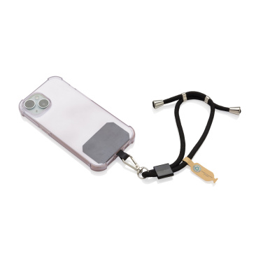 Logo trade promotional items image of: CarryLoop RCS recycled PET adjustable phone holder wristlet