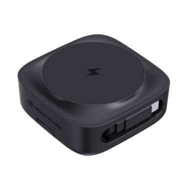 Logotrade promotional giveaway picture of: Urban Vitamin Goleta 2-in-1 15W magnetic wireless charger
