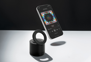 Logo trade corporate gifts picture of: Magpulse RCS recycled plastic 3W speaker w/magnetic holder