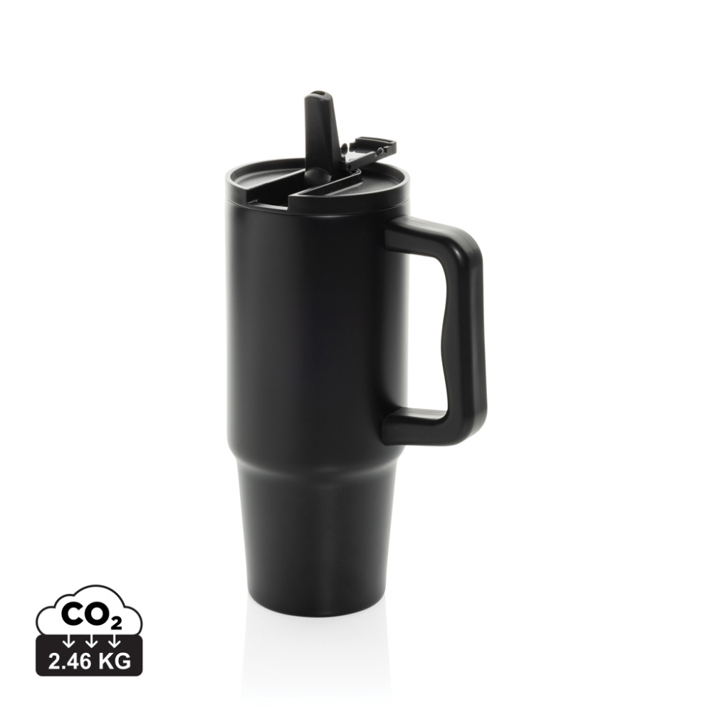 Logotrade business gift image of: Embrace Leakproof RCS recycled stainless steel tumbler 900ml