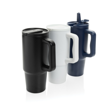 Logo trade corporate gifts picture of: Embrace Leakproof RCS recycled stainless steel tumbler 900ml