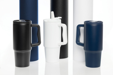 Logo trade business gifts image of: Embrace Leakproof RCS recycled stainless steel tumbler 900ml