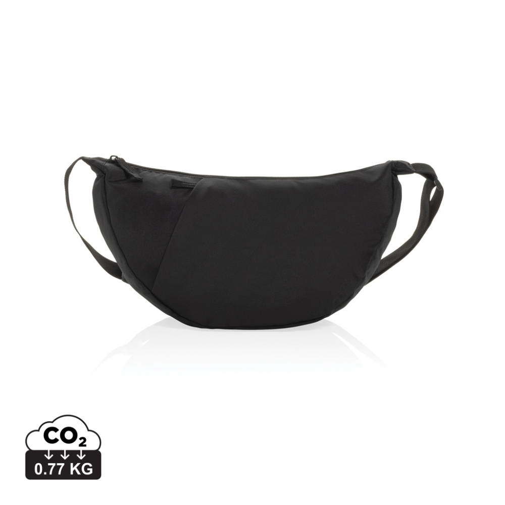 Logo trade promotional products picture of: Crescent XL AWARE™ RPET half moon sling bag
