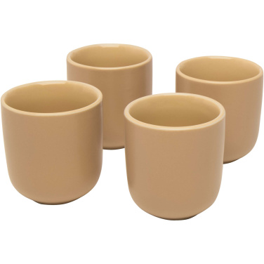 Logo trade promotional giveaway photo of: Male 4-piece 90 ml espresso cup