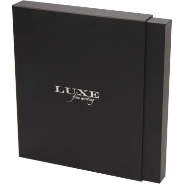 Logo trade promotional merchandise image of: Legato Elegance A5 hard cover notebook and rollerball pen set