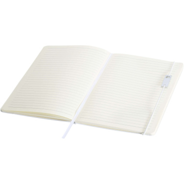 Logotrade advertising product picture of: Legato Elegance A5 hard cover notebook and rollerball pen set