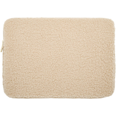 Logotrade promotional items photo of: Bear 13" GRS recycled sherpa laptop sleeve 2L