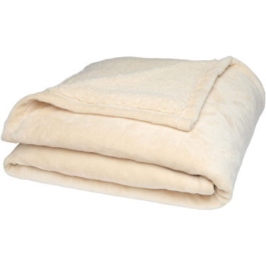 Logotrade promotional gift image of: Ashen GRS recycled sherpa blanket