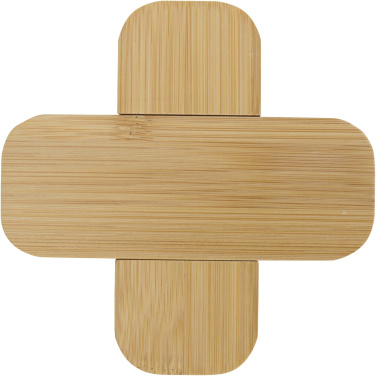 Logotrade promotional product picture of: Croc bamboo trivet - small