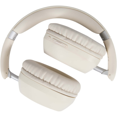 Logo trade corporate gifts picture of: Hoggar recycled plastic over-ear foldeable ANC and ENC headphones