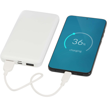 Logo trade promotional merchandise image of: Intan 10.000 mAh 10W recycled plastic power bank