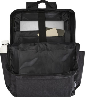 Logo trade corporate gifts image of: Libra 15” GRS recycled laptop backpack 15L