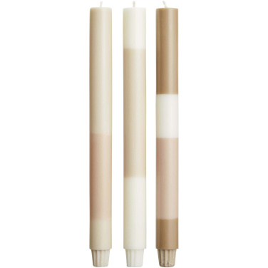 Logotrade advertising product picture of: Originalhome layered limestone candles - set of 3