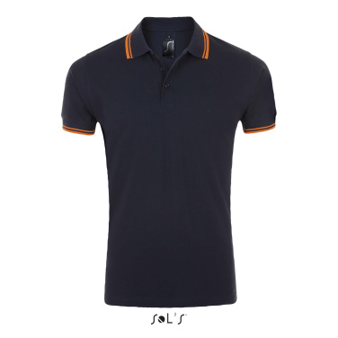 Logo trade promotional gifts picture of: PASADENA men polo 200g