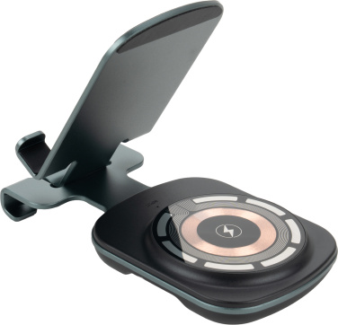 Logo trade promotional giveaway photo of: Phone holder with wireless charger