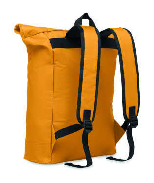 Logo trade promotional items image of: 600Dpolyester rolltop backpack