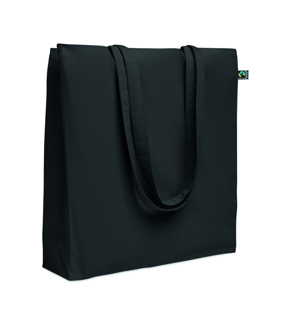 Logo trade promotional merchandise picture of: Shopping bag Fairtrade 180 gr
