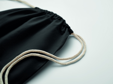 Logotrade promotional item image of: Drawstring bag Fairtrade 180gr