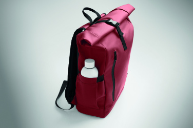 Logo trade promotional giveaways picture of: Rolltop laptop rucksack 600D