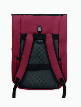 Logotrade business gift image of: Rolltop laptop rucksack 600D