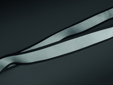 Logo trade business gifts image of: Reflective RPET lanyard