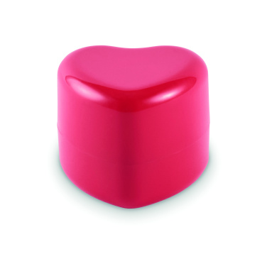 Logotrade promotional item picture of: Heart shape vegan lip balm
