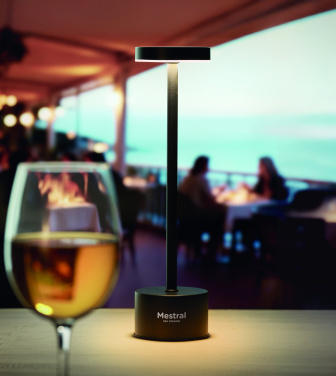 Logo trade corporate gift photo of: Aluminium table lamp