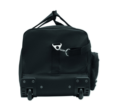 Logo trade promotional giveaways picture of: Duffle bag trolley 600D RPET